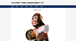 Desktop Screenshot of cymbalbangingmonkey.com