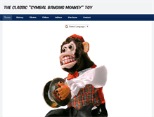 Tablet Screenshot of cymbalbangingmonkey.com
